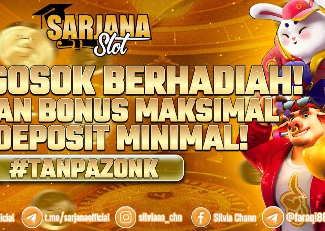 SarjanaSlot: Situs Terbaik dengan Game PG Soft Terlengkap